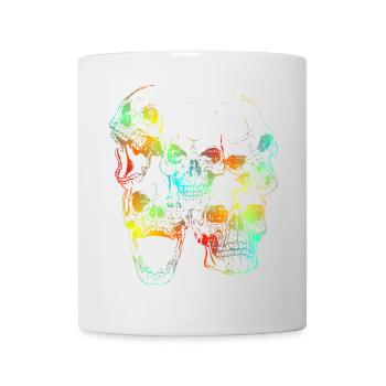 Skulls - Tasse - Weiß - Vorne