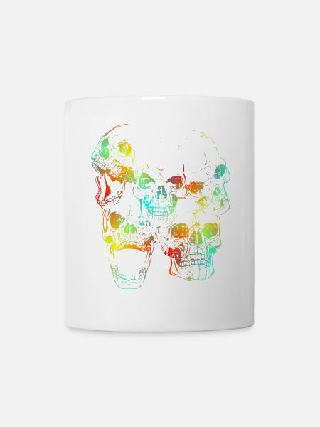 Skulls - Tasse - Weiß