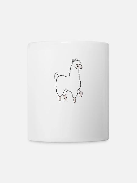 Lama - Tasse - Weiß