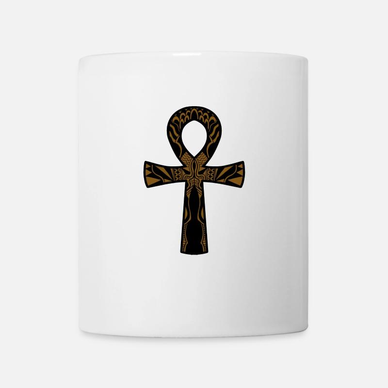 Egypte pharaon croisé - Mug blanc - blanc