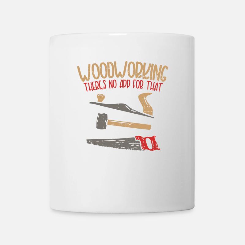 Carpenter woodworking gift - Mug - white