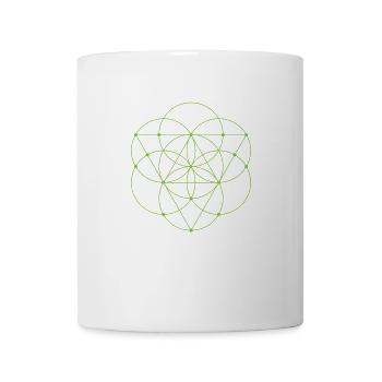 Sacred Geometry - Seed Of Life With - Mug - white - Front