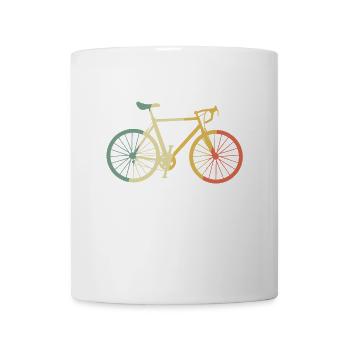 Road bike bike retro colorful gift - Mug - white - Front