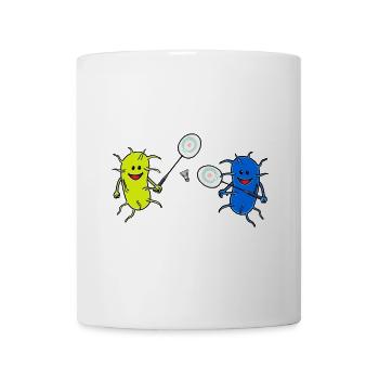 Tennis Tennisspiel Sportler Tennis -Match Sport - Tasse - Weiß - Vorne