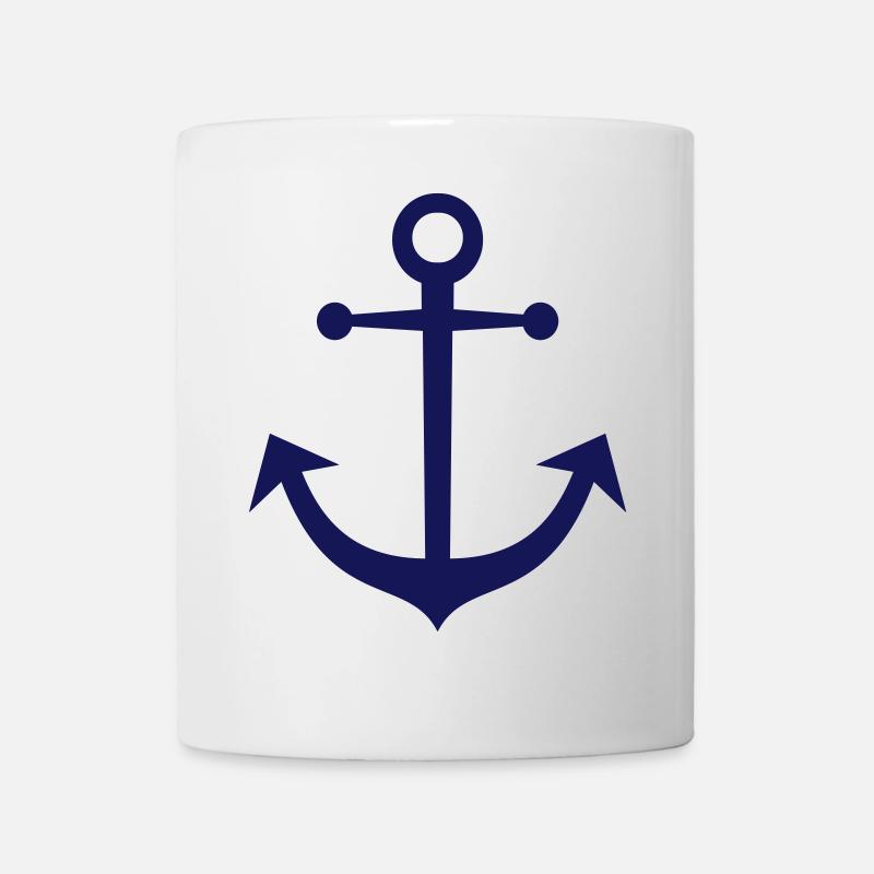 Ancre marine - Mug blanc - blanc