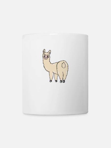 Lama - Tasse - Weiß