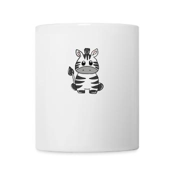 zèbre - Mug blanc - blanc - Devant