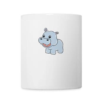 Nilpferd - Tasse - Weiß - Vorne