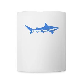 Blue Shark - Tasse - Weiß - Vorne