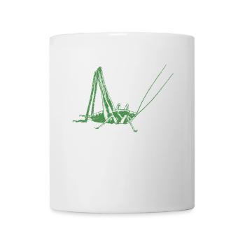 sauterelle - Mug blanc - blanc - Devant