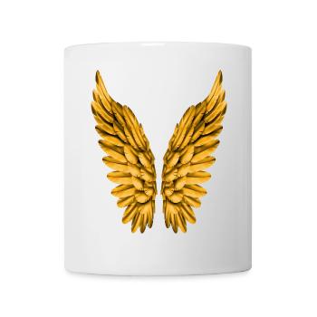 Angel Wings Gold Golden Wings Angel Angel Wings - Mug - white - Front