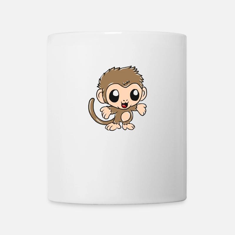 Affe - Tasse - Weiß