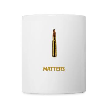 Kaliber Ausdauer Motiv - Tasse - Weiß - Vorne