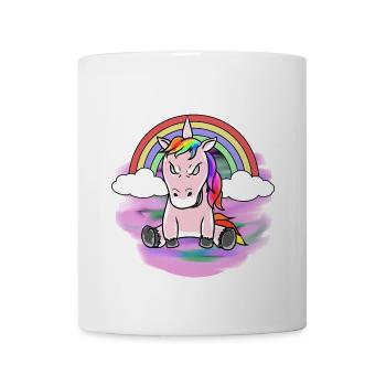 Horror Unicorn Evil Demon Fantasy Halloween - Mug - white - Front