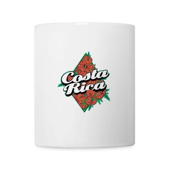 Imprimé floral tropical du Costa Rica - Mug blanc - blanc - Devant