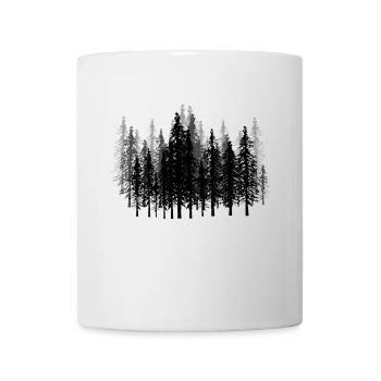 Forest Forests Forester Hunter Gift Idea Camping - Mug - white - Front