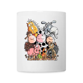 Funny Farm Animals - Mug - white - Front