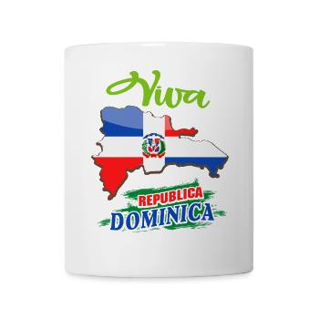 Dominican Republic Flag Design - Mug - white - Front