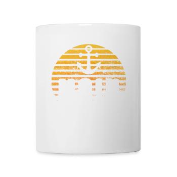Moin Hamburg Anker Hamburger Hafen Fan Stadt HH - Tasse - Weiß - Vorne