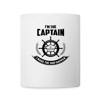 Boot - I'm The Captain - Tasse - Weiß - Vorne