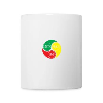 Mind Peace Love Triad Circle - Mug - white - Front