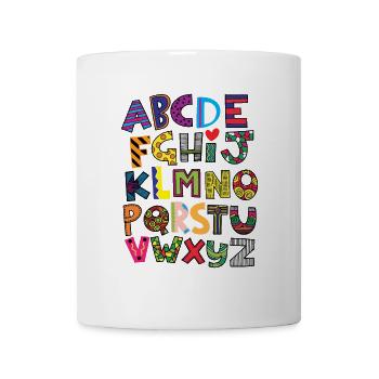 ABC Erste Klasse - Tasse - Weiß - Vorne