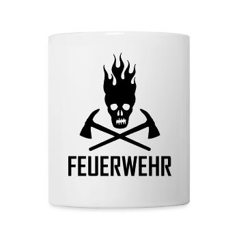 feuerwehr - Mug blanc - blanc - Devant