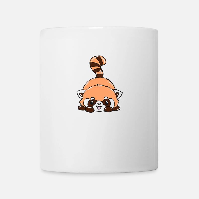 Roter Panda - Tasse - Weiß