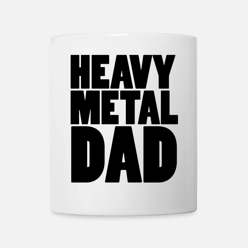 Heavy Metal Dad - Tasse - Weiß