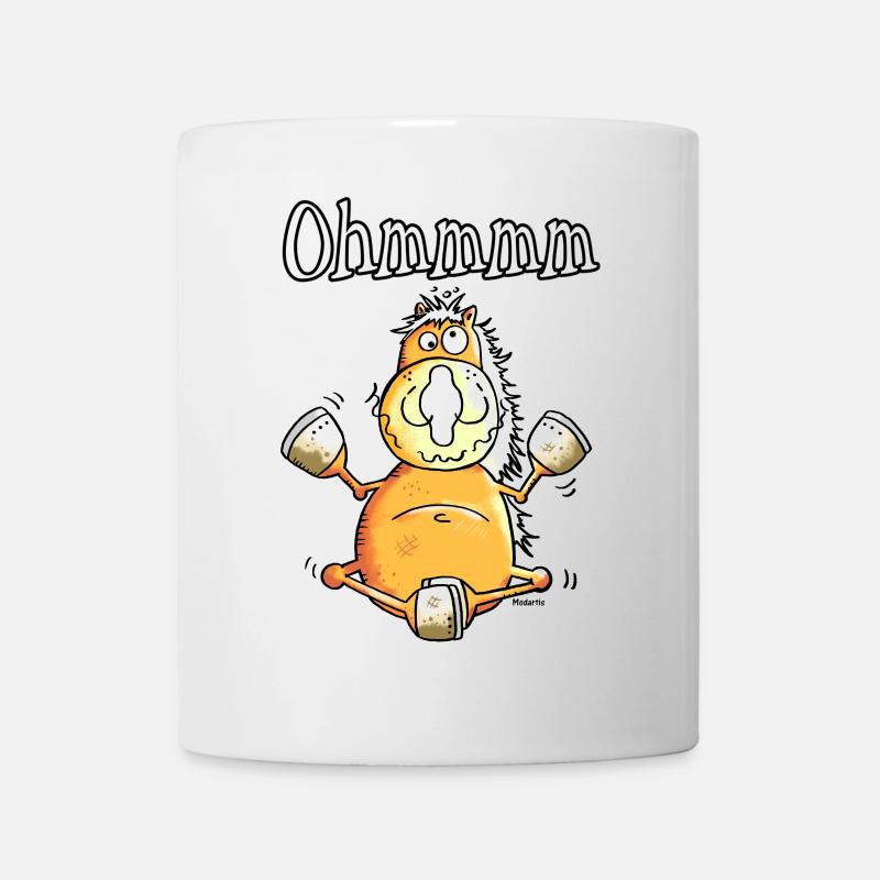 Ohmmmm Pferd - Pferde - Tasse - Weiß