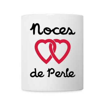 Noces de Perle - Mug blanc - blanc - Devant