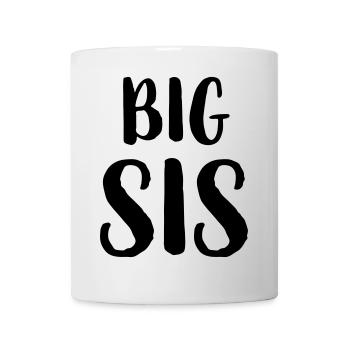 big sis Schwester Geschwister Familie Geschenk - Tasse - Weiß - Vorne
