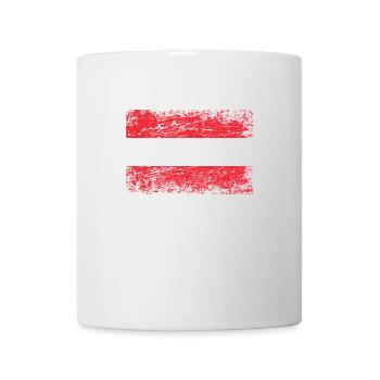 Austria flag flag used look - Mug - white - Front
