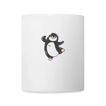 manchot - Mug blanc - blanc - Devant