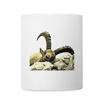 Walser Ibex Relax - Mug - white - Front