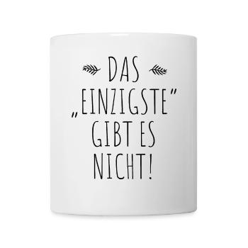 Das Einzigste Gibt Es Nicht Grammatik Germanistik - Tasse - Weiß - Vorne