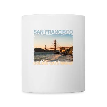 San Francisco - Golden Gate Bridge USA used look - Mug - white - Front