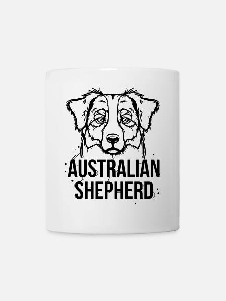 Australian Shepherd - Tasse - Weiß