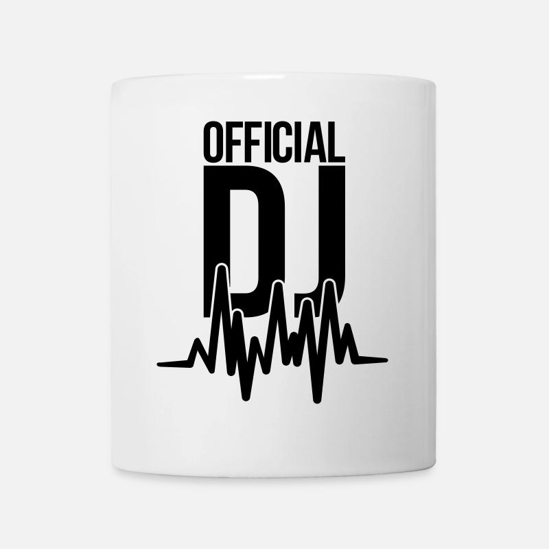 dj - Mug blanc - blanc