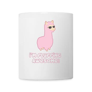 Cooles Lama - Tasse - Weiß - Vorne