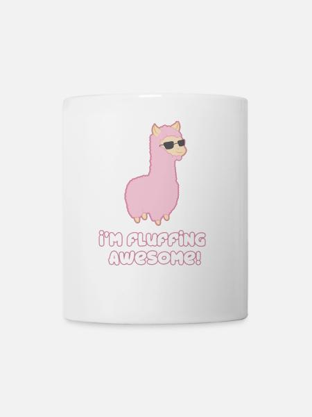 Cooles Lama - Tasse - Weiß