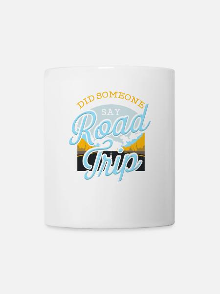 Voyage sur la route - Mug blanc - blanc