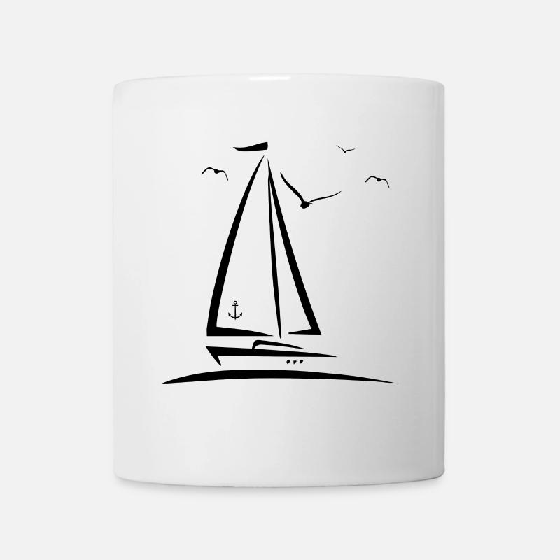 Sailing yachting - design - Mug - white