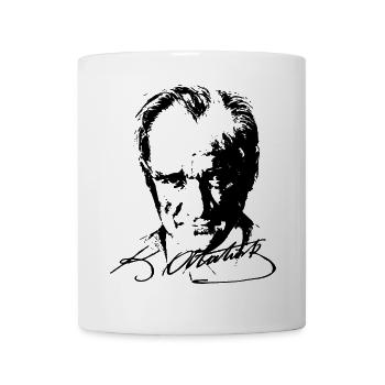 Mustafa Kemal Atatürk - Tasse - Weiß - Vorne