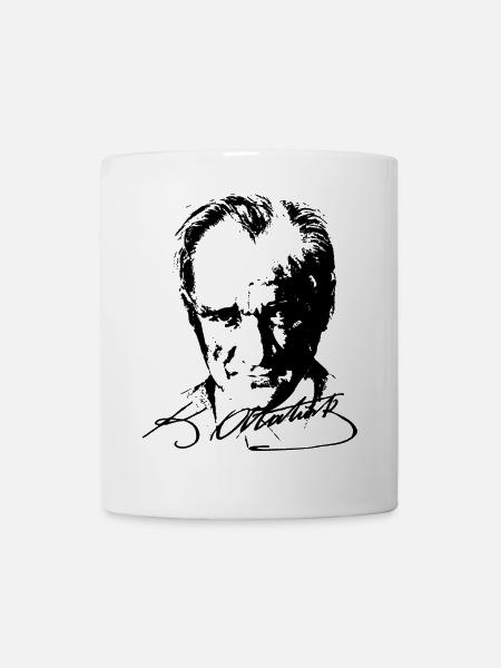 Mustafa Kemal Ataturk - Mug blanc - blanc