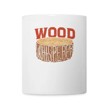 Hache bûcheron ouvrier forestier - Mug blanc - blanc - Devant
