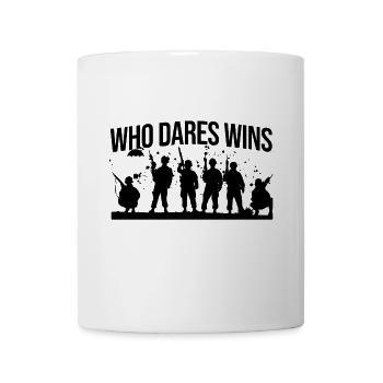 Who Dares Wins – Elite Military Silhouettes - Mug - white - Front