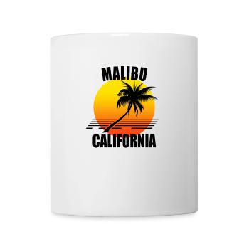 Malibu California Sunset Beach Party - Mug blanc - blanc - Devant