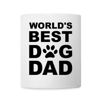 Worlds best dog dad - Mug blanc - blanc - Devant