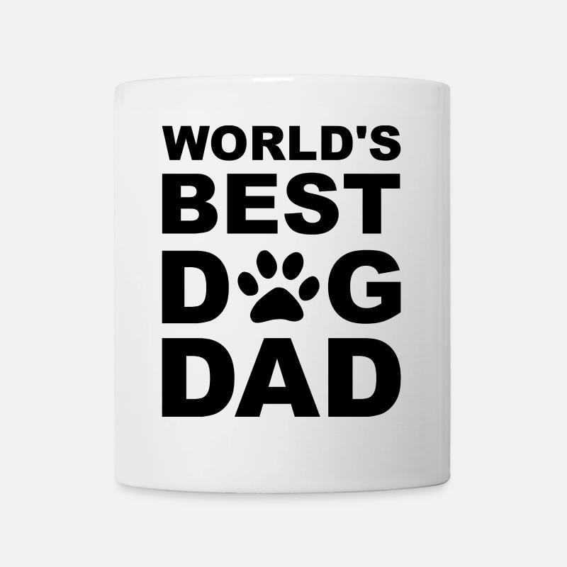 Worlds best dog dad - Mug blanc - blanc